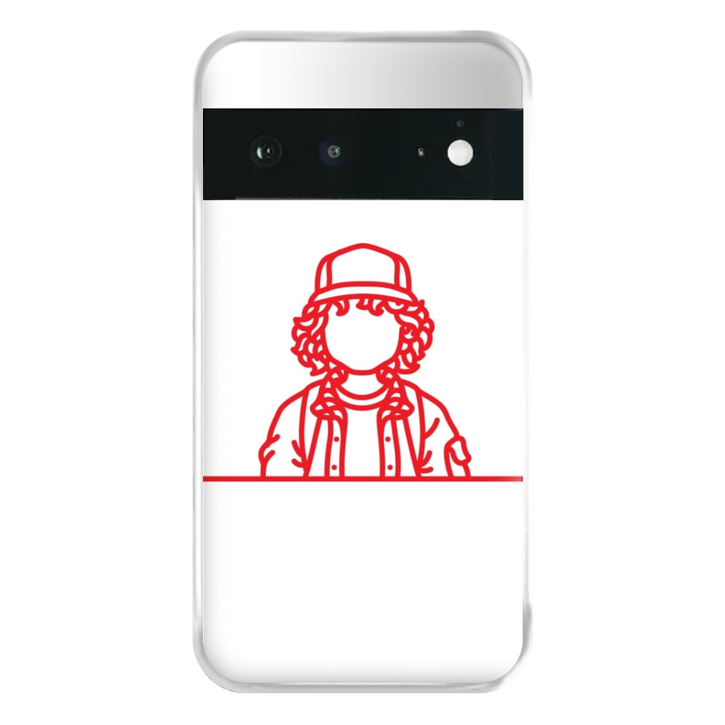 Dustin Outline Phone Case for Google Pixel 6a