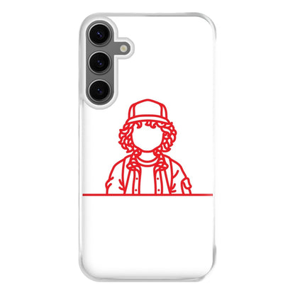 Dustin Outline Phone Case for Galaxy S24FE