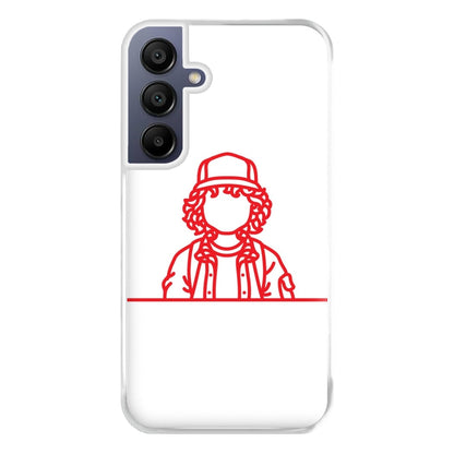 Dustin Outline Phone Case for Galaxy A16