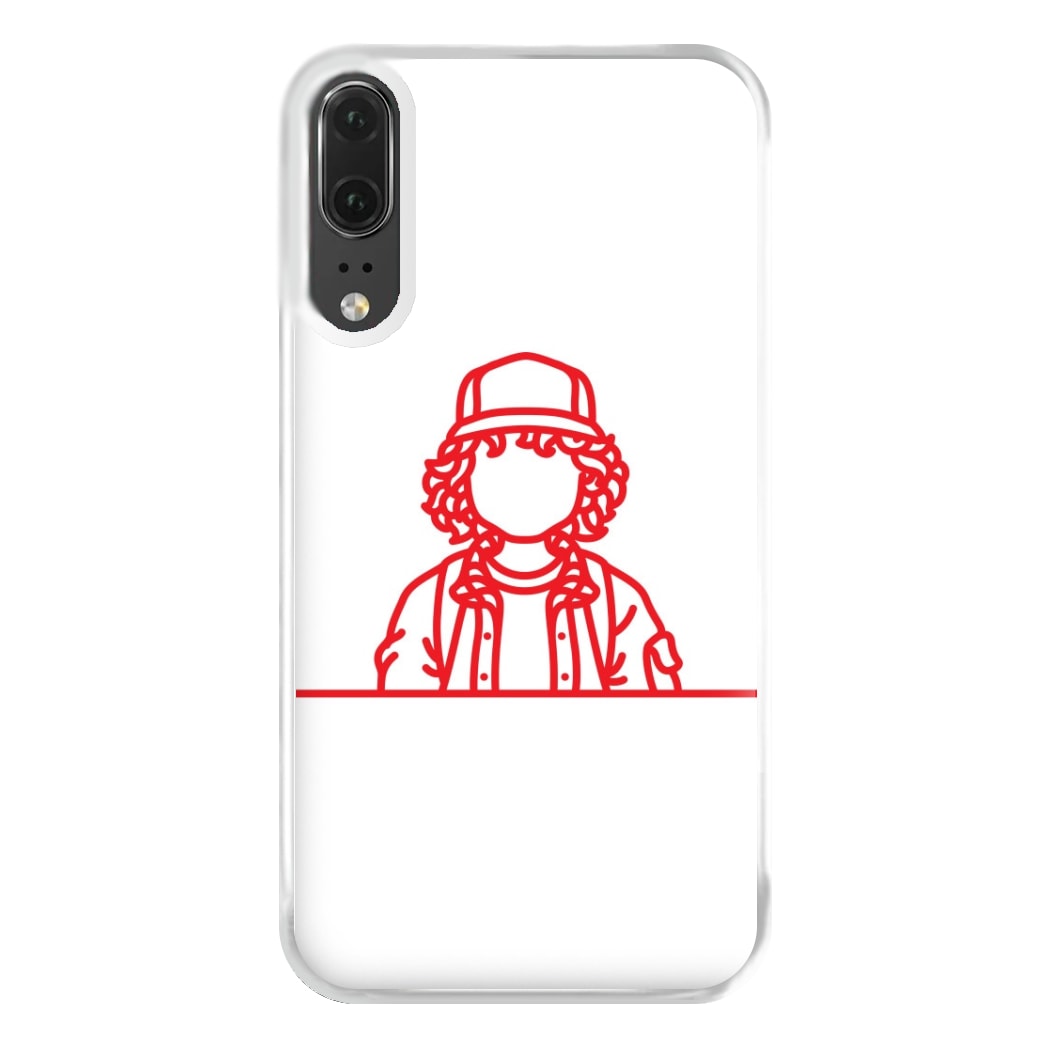 Dustin Outline Phone Case for Huawei P20