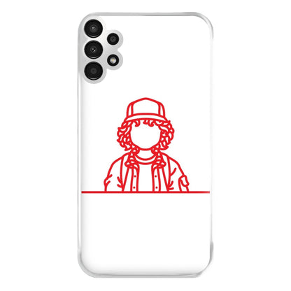 Dustin Outline Phone Case for Galaxy A13