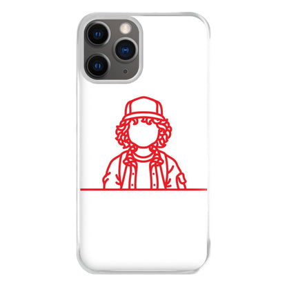 Dustin Outline Phone Case for iPhone 12 Pro Max