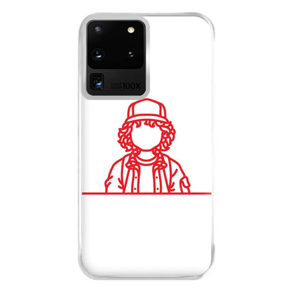 Dustin Outline Phone Case for Galaxy S20 Ultra