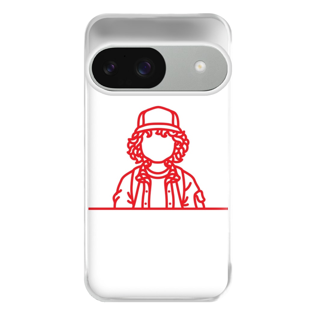 Dustin Outline Phone Case for Google Pixel 9 / 9 Pro