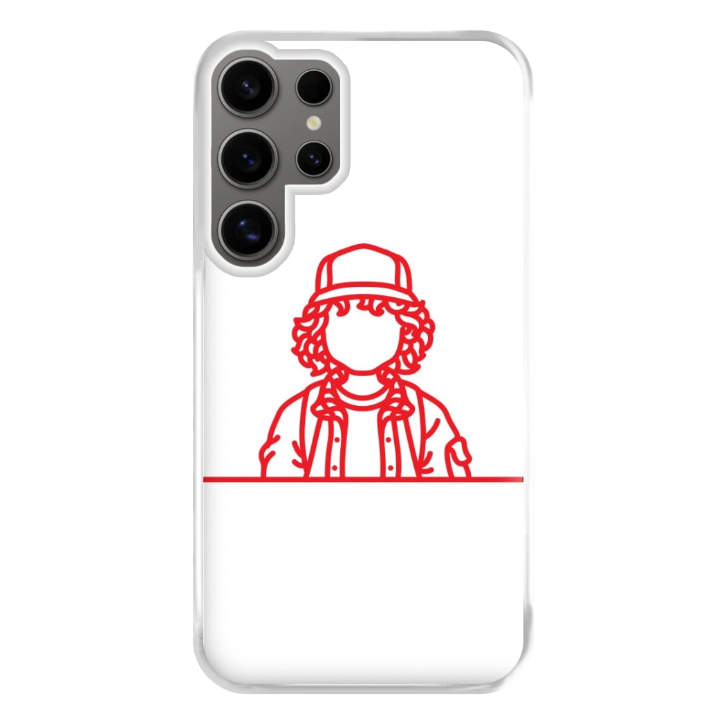 Dustin Outline Phone Case for Galaxy S24 Ultra