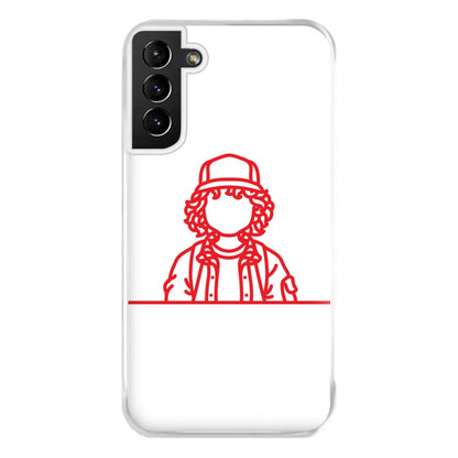 Dustin Outline Phone Case for Galaxy S21 Plus