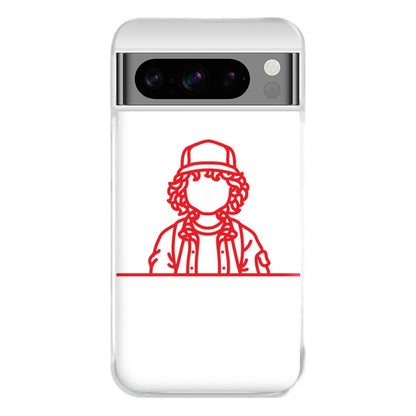 Dustin Outline Phone Case for Google Pixel 8 Pro