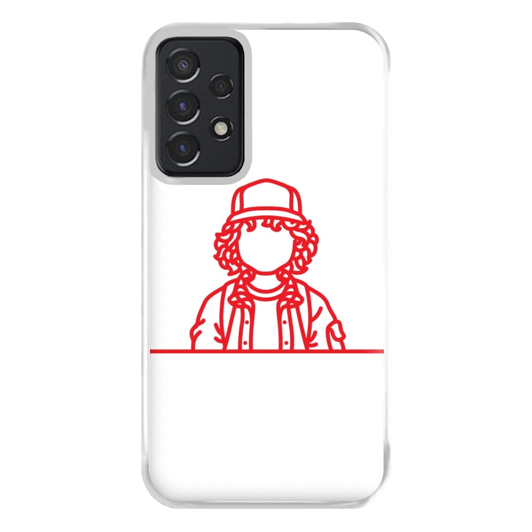 Dustin Outline Phone Case for Galaxy A52 / A52s