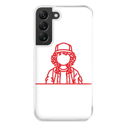 Dustin Outline Phone Case for Galaxy S22 Plus