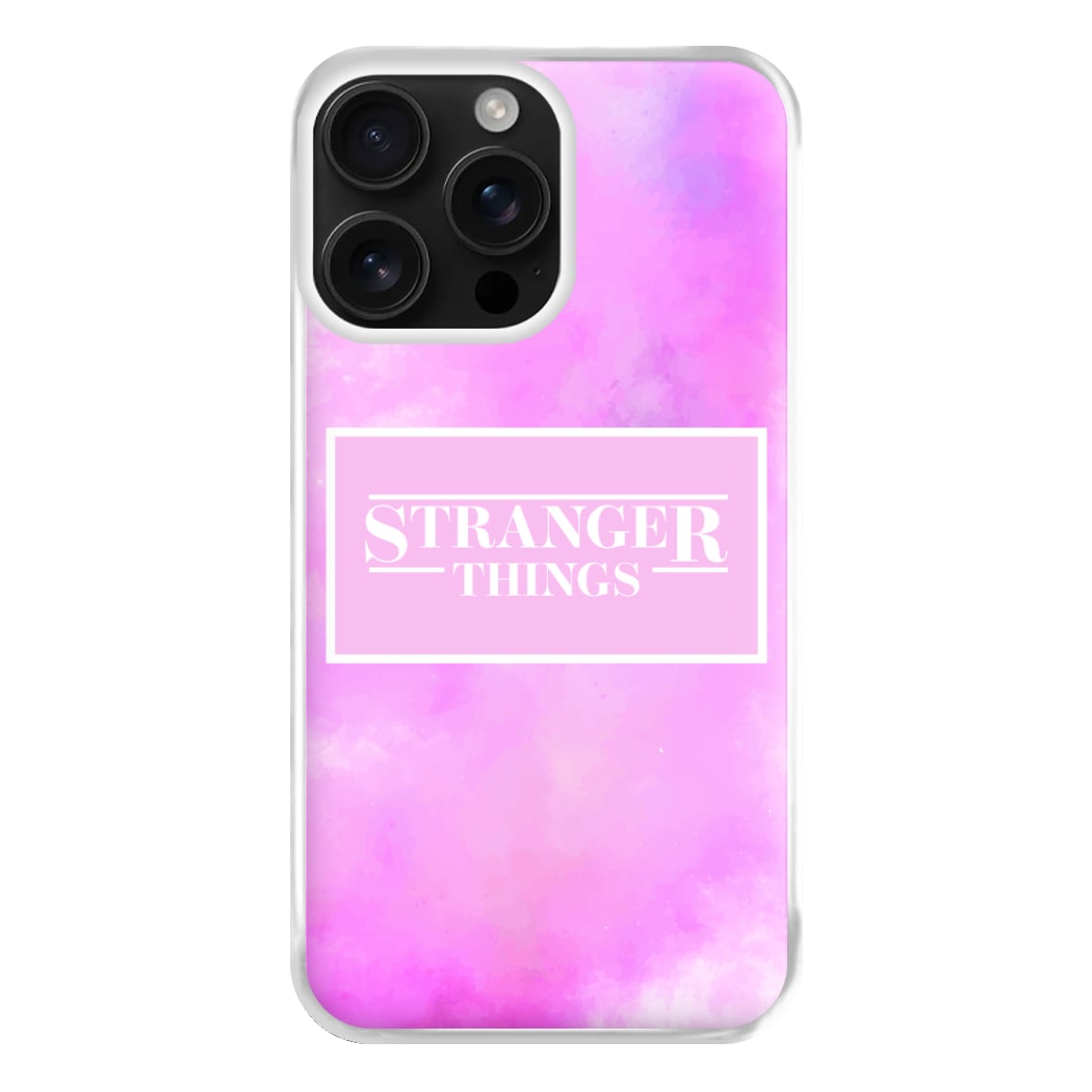 Pink Galaxy Stranger Phone Case