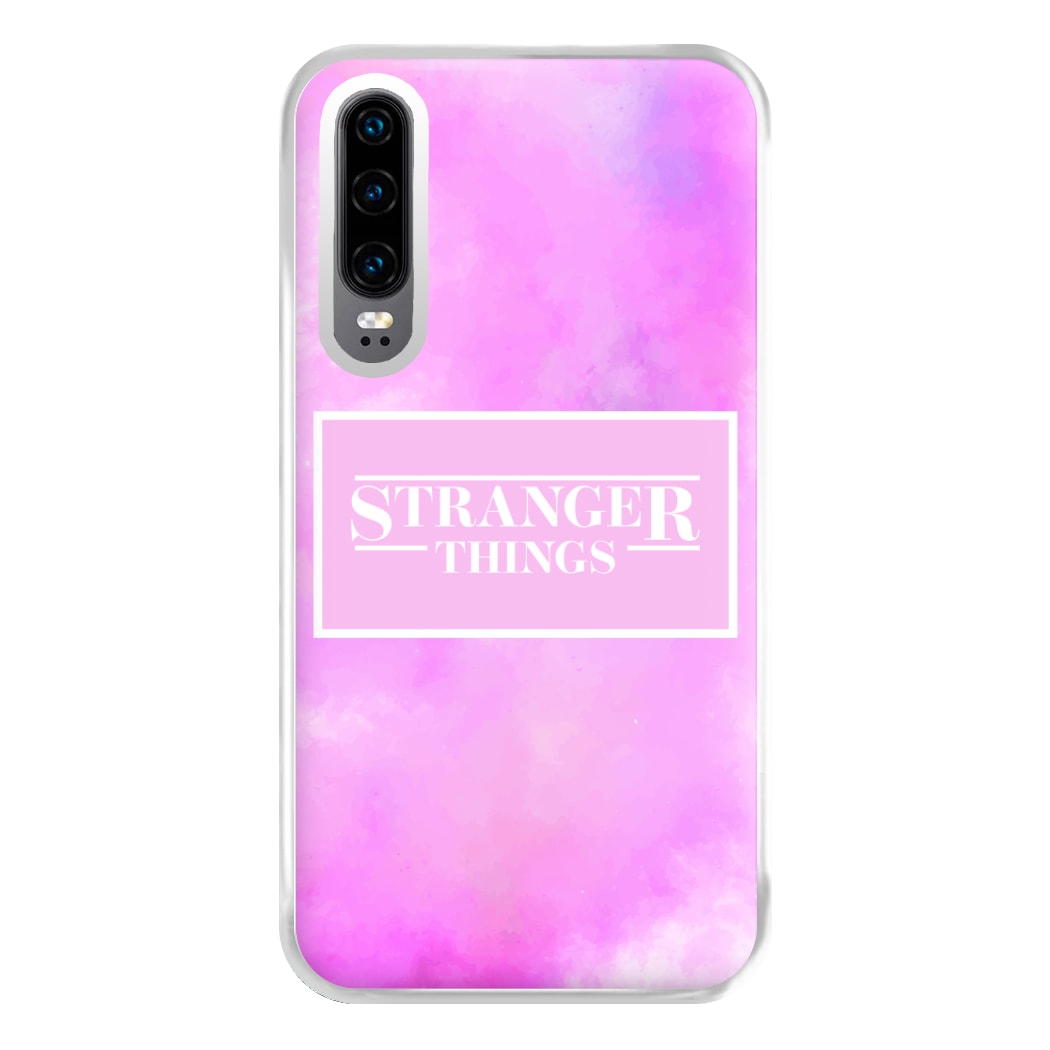 Pink Galaxy Stranger Phone Case for Huawei P30