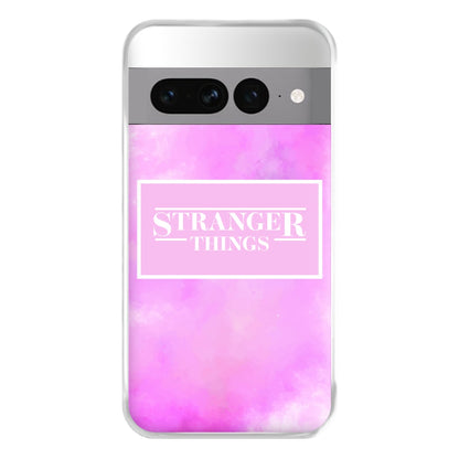 Pink Galaxy Stranger Phone Case for Google Pixel 7 Pro