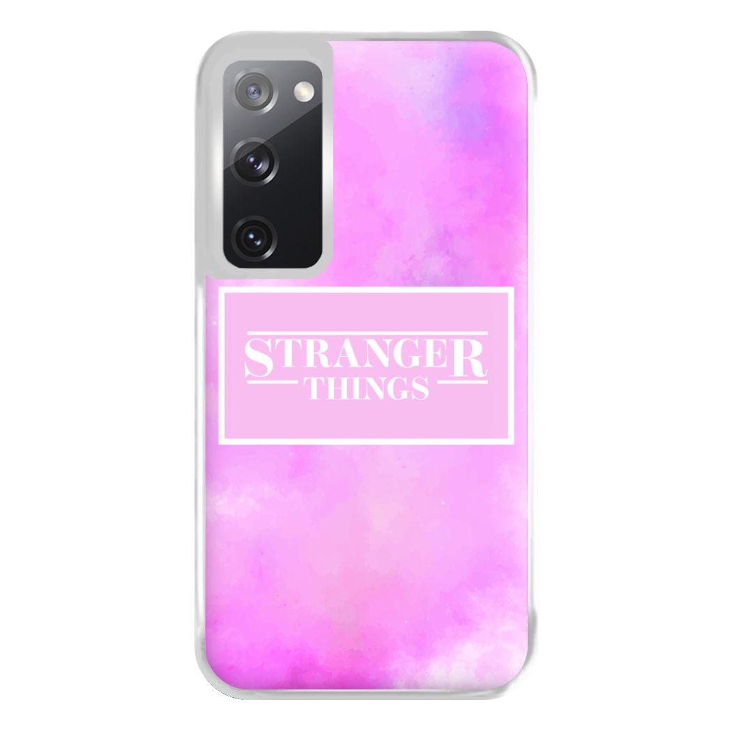 Pink Galaxy Stranger Phone Case for Galaxy S20FE