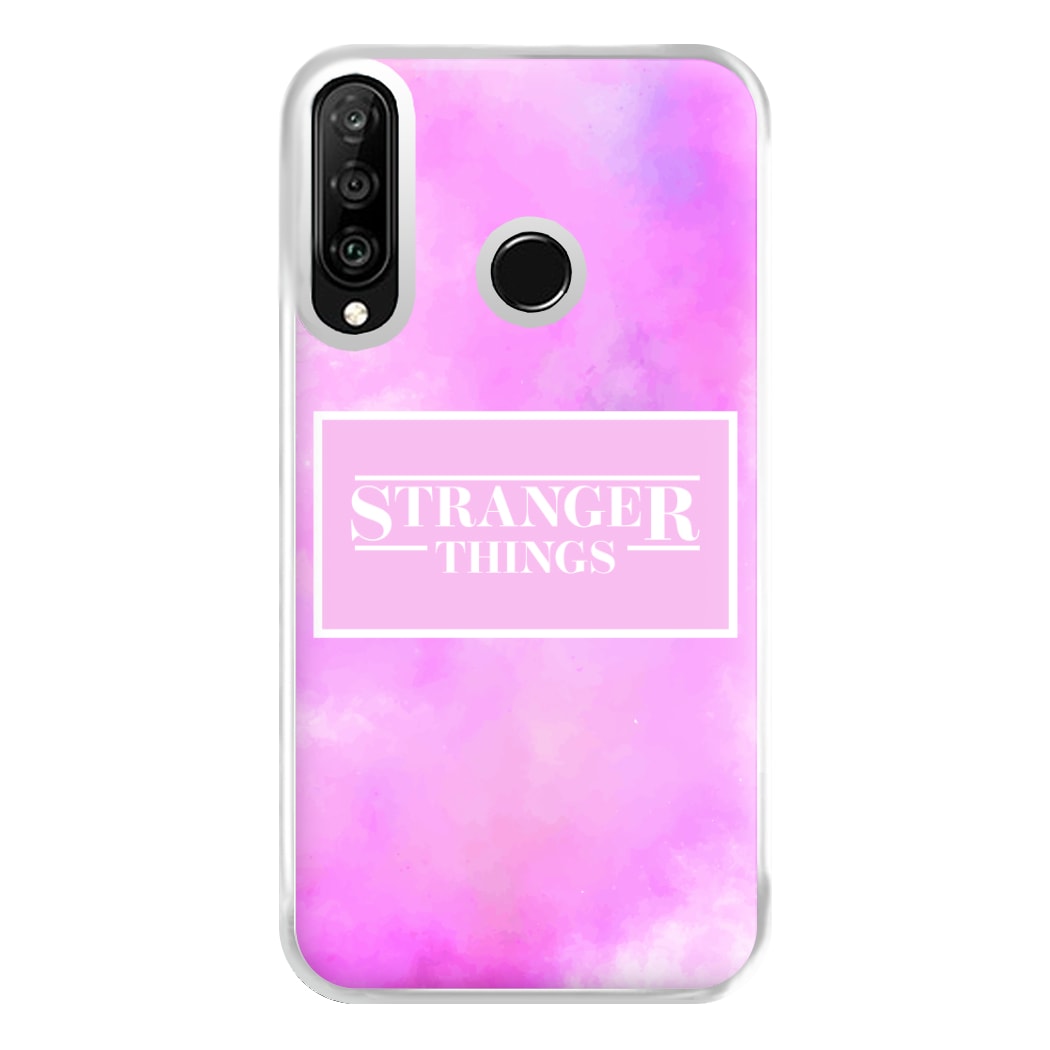 Pink Galaxy Stranger Phone Case for Huawei P30 Lite