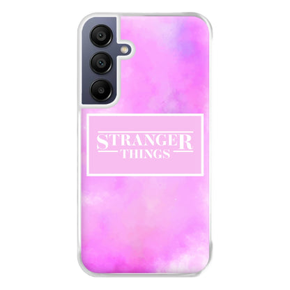 Pink Galaxy Stranger Phone Case for Galaxy A16