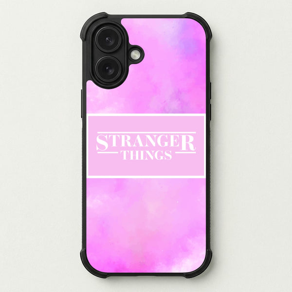Pink Galaxy Stranger Phone Case — Bumper case