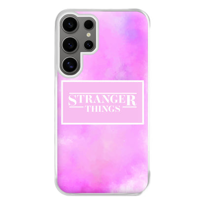 Pink Galaxy Stranger Phone Case for Galaxy S24 Ultra