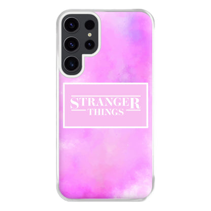 Pink Galaxy Stranger Phone Case for Galaxy S23 Ultra