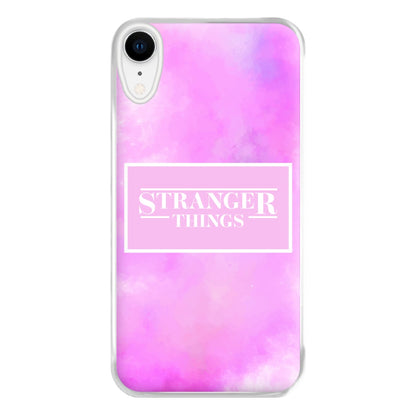 Pink Galaxy Stranger Phone Case for iPhone XR