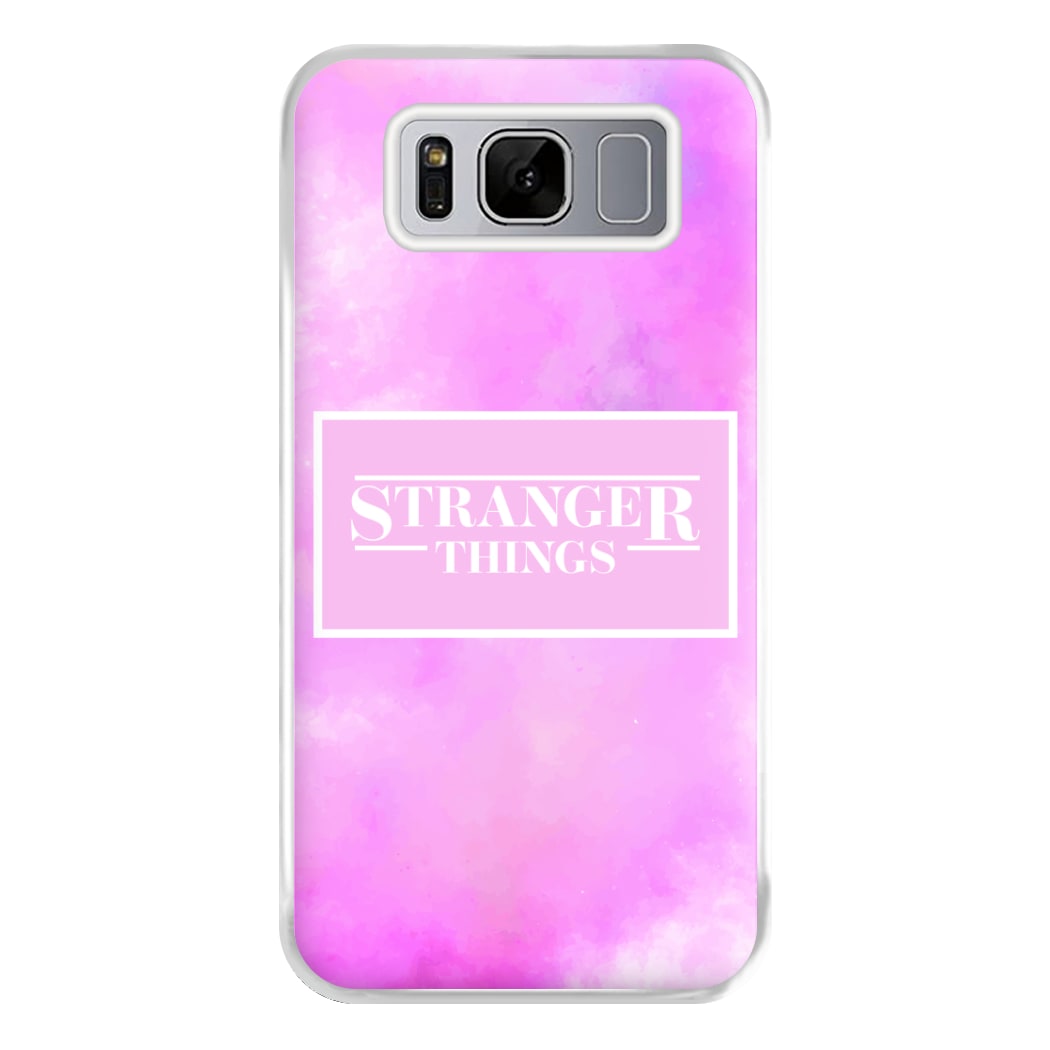 Pink Galaxy Stranger Phone Case for Galaxy S8 Plus