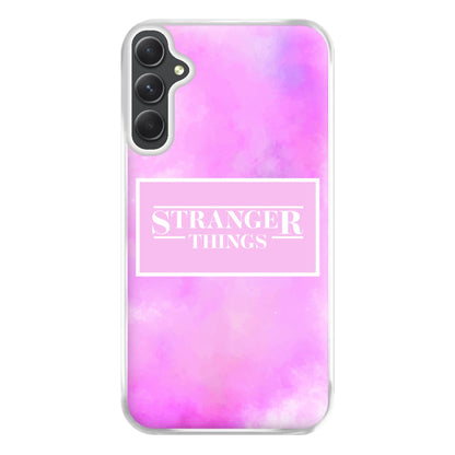 Pink Galaxy Stranger Phone Case for Galaxy A34