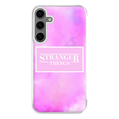 Pink Galaxy Stranger Phone Case for Galaxy S24FE