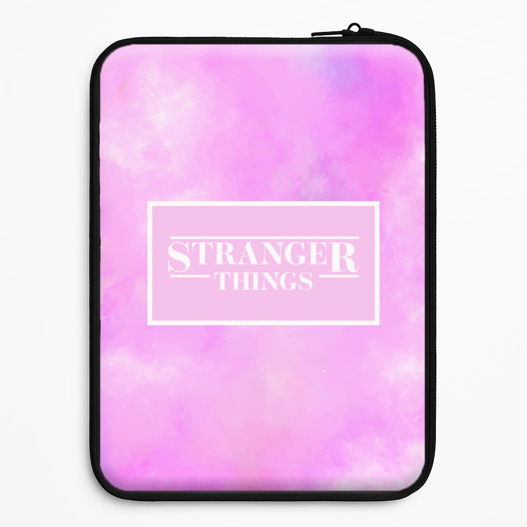 Pink Galaxy Stranger Laptop Sleeve