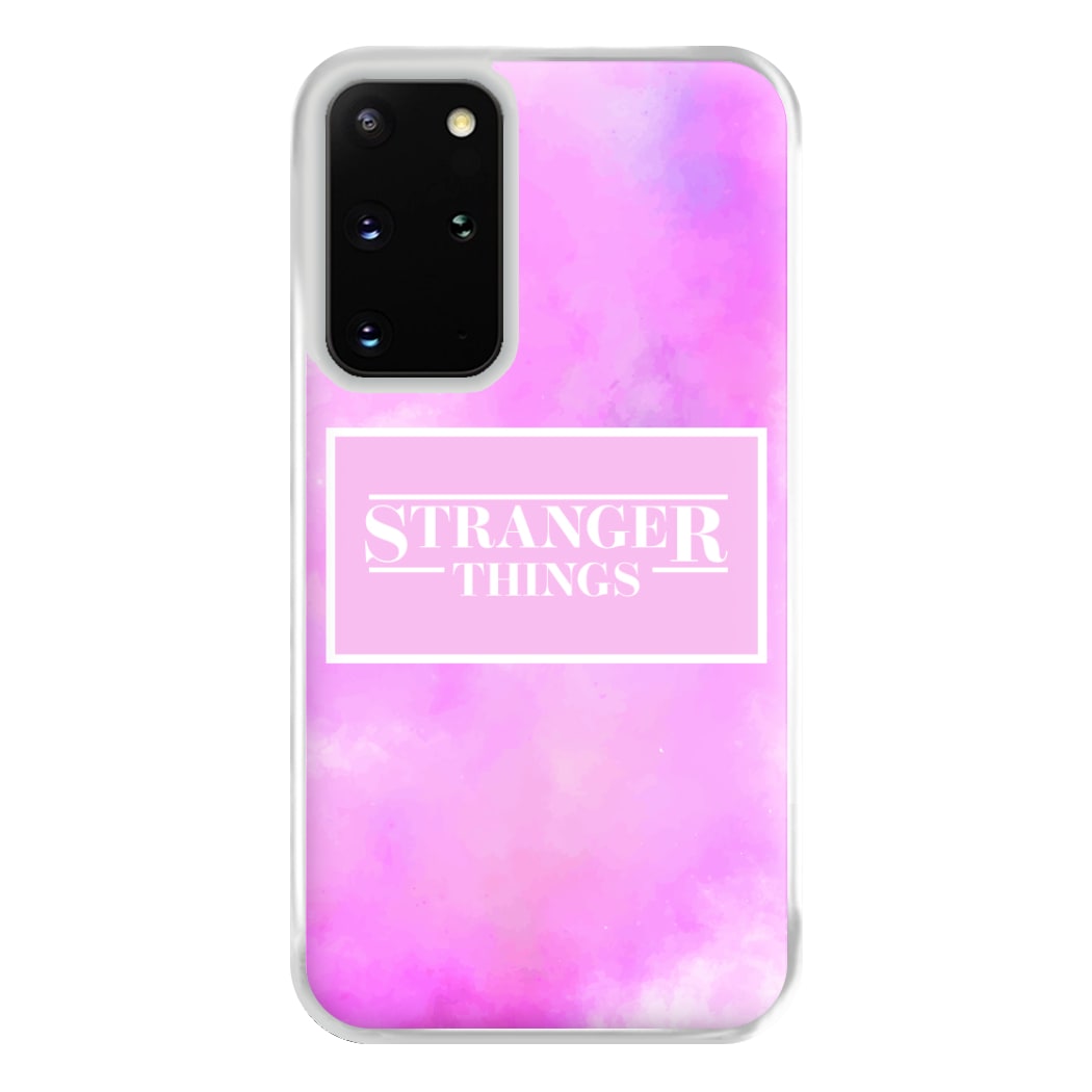 Pink Galaxy Stranger Phone Case for Galaxy S20 Plus