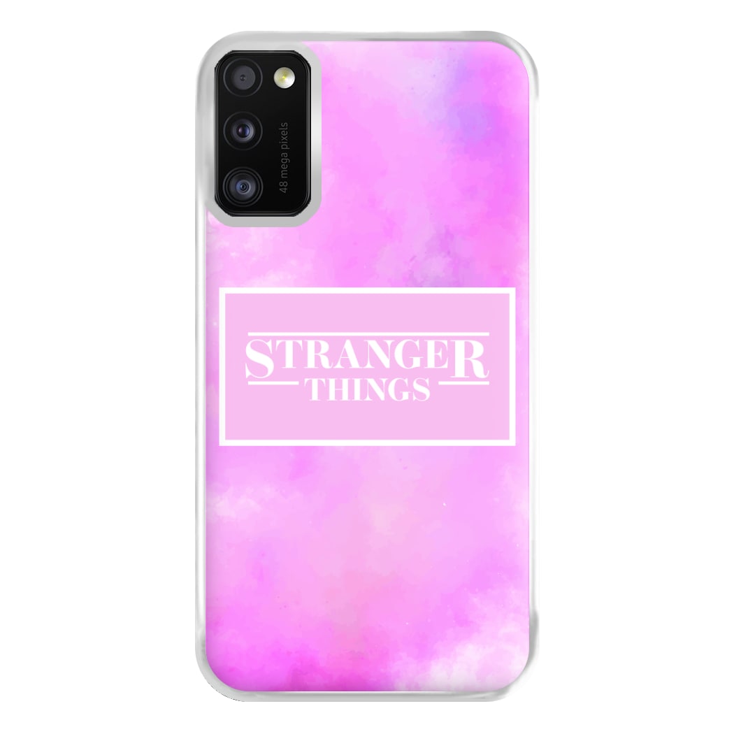 Pink Galaxy Stranger Phone Case for Galaxy A41