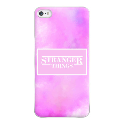 Pink Galaxy Stranger Phone Case for iPhone 5 / 5s / SE 2016