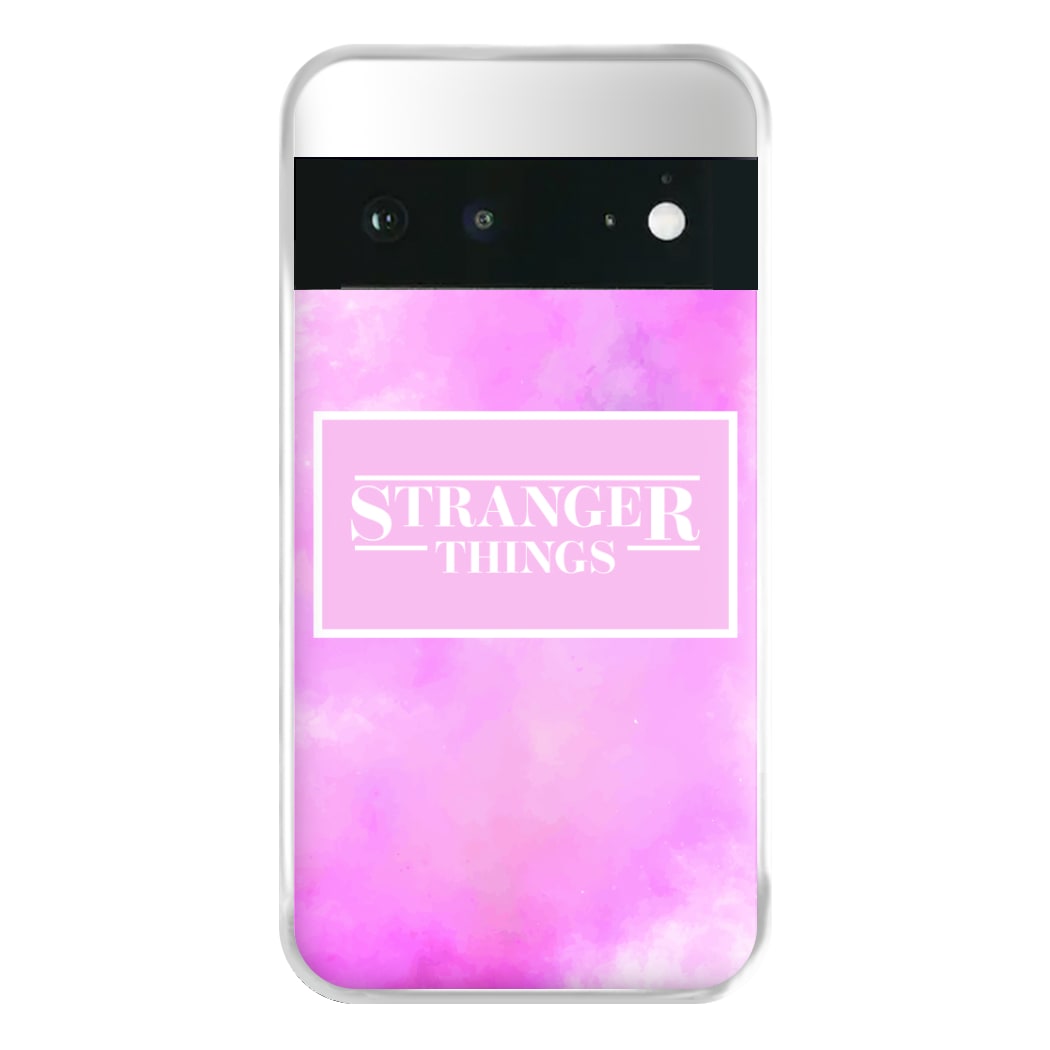 Pink Galaxy Stranger Phone Case for Google Pixel 6a