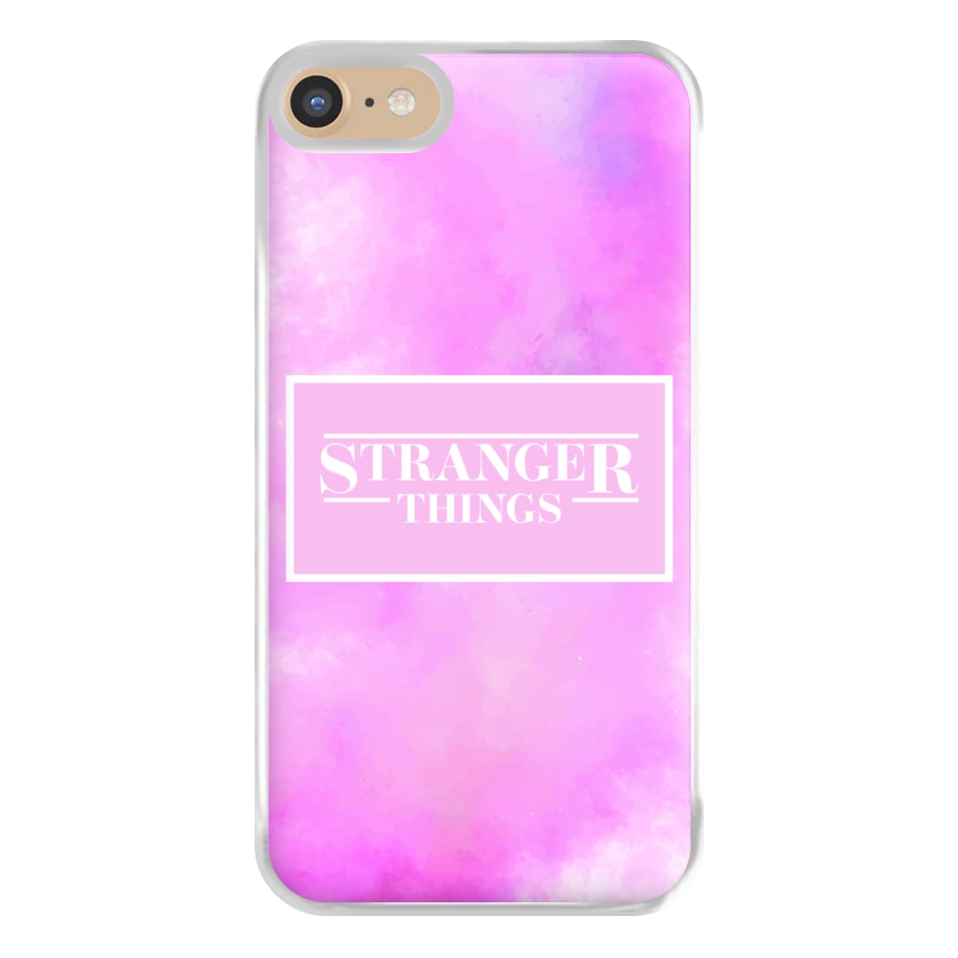 Pink Galaxy Stranger Phone Case for iPhone 6 / 7 / 8 / SE