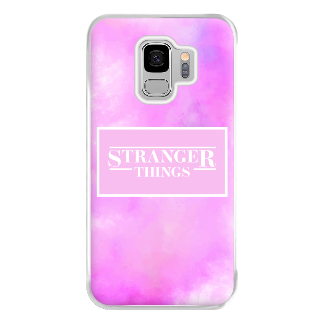 Pink Galaxy Stranger Phone Case for Galaxy S9 Plus