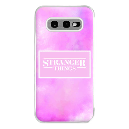 Pink Galaxy Stranger Phone Case for Galaxy S10e