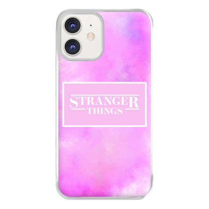 Pink Galaxy Stranger Phone Case for iPhone 11