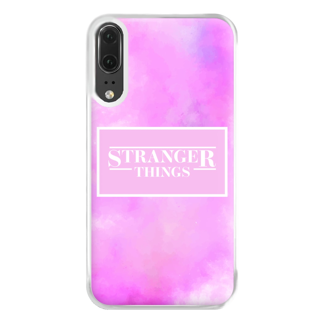 Pink Galaxy Stranger Phone Case for Huawei P20