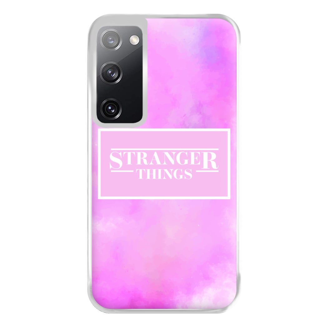 Pink Galaxy Stranger Phone Case for Galaxy S20