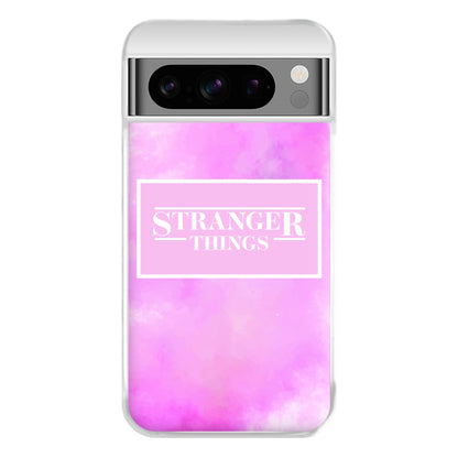 Pink Galaxy Stranger Phone Case for Google Pixel 8 Pro