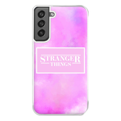 Pink Galaxy Stranger Phone Case for Galaxy S21FE