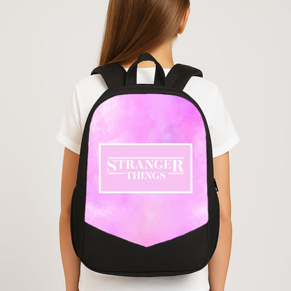 Pink Galaxy Stranger Large School Bag