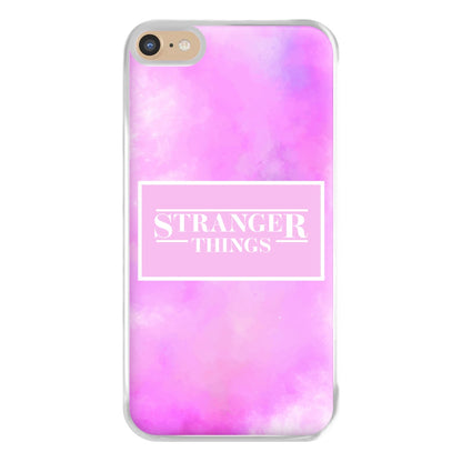 Pink Galaxy Stranger Phone Case for iPhone 6 Plus / 7 Plus / 8 Plus