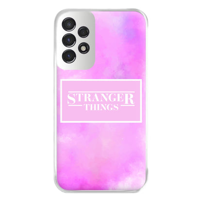 Pink Galaxy Stranger Phone Case for Galaxy A53