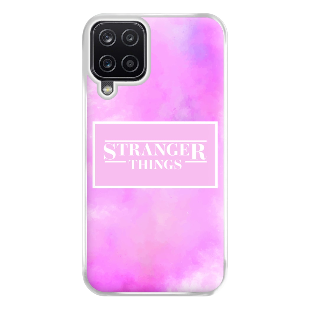 Pink Galaxy Stranger Phone Case for Galaxy A12