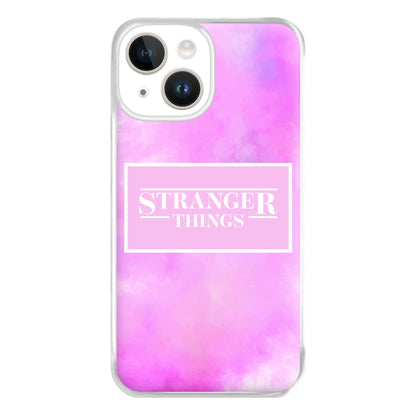 Pink Galaxy Stranger Phone Case for iPhone 14