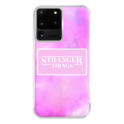 Pink Galaxy Stranger Phone Case for Galaxy S20 Ultra