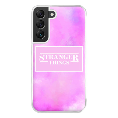 Pink Galaxy Stranger Phone Case for Galaxy S22 Plus