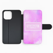 Pink Galaxy Stranger Flip / Wallet Phone Case 2
