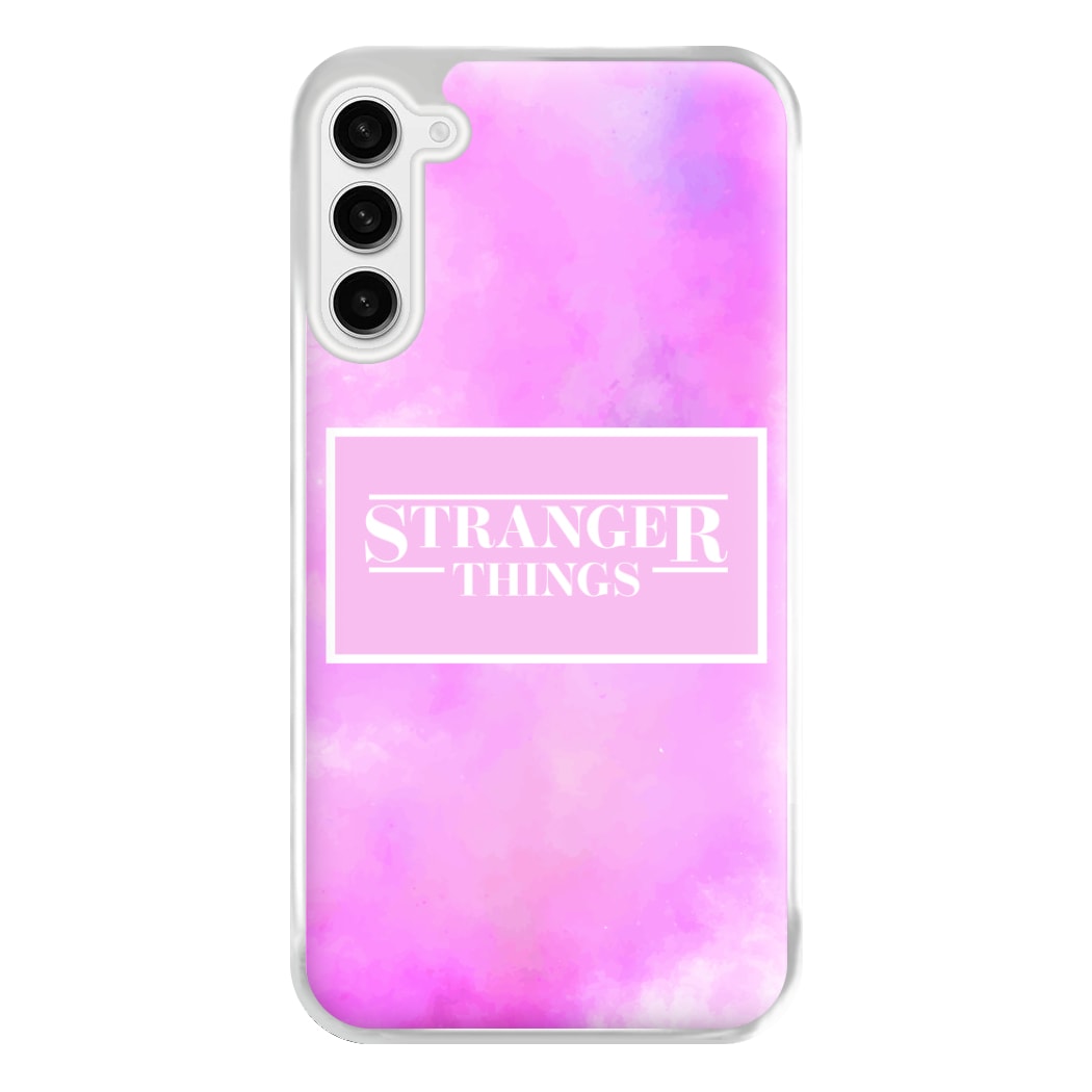 Pink Galaxy Stranger Phone Case for Galaxy S23FE