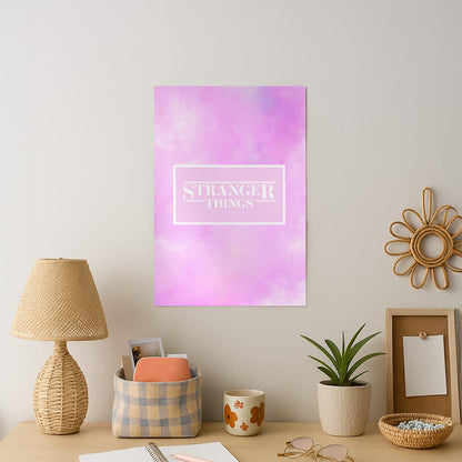 Pink Galaxy Stranger Art Print