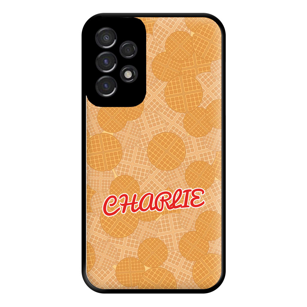 Waffles - Personalised Stranger Phone Case for Galaxy A53